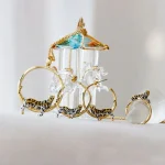 Ensembles de bijoux léopard élégants pour femmes, cuivre émail glaçure Femael Animal boucle d&rsquo;oreille collier bague accessoires