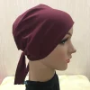 couverture complète intérieure musulmane coton hijab cap islamique coiffe de tête chapeau sous écharpe os bonnet foulards turcs couvre chef musulman
