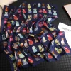 marque de luxe 2022 nouvelle mode été soie carré foulard femmes chat p satin cou cheveux cravate bande plage hijab tête femme foulard