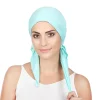 bonnet de chimio pour femmes, foulard musulman pré attaché, turban, couvre chef, bandana, accessoires pour cheveux