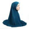 hijab musulman de grande taille, écharpe islamique à enfiler, bandeau, h062, 70x70cm