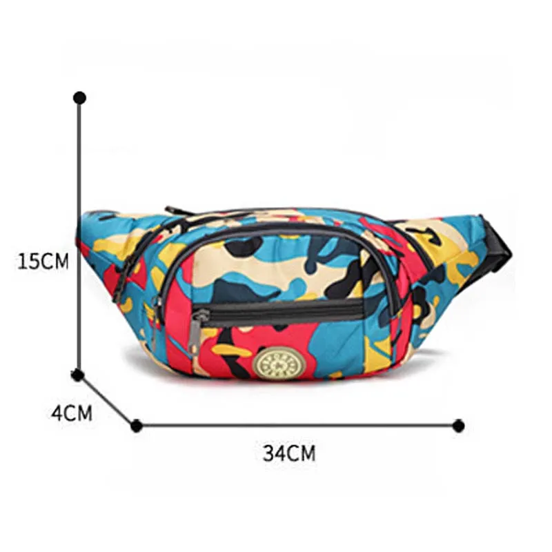 CamSolomon-Sac de Taille Unisexe pour Femme et Homme, Petit, Ajustable, Cool, Coloré, Mignon, Gels, Initié