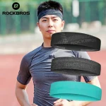 ROCKBROS-Bandeau de sport anti-humidité pour homme et femme, bande mince en lyJean-pour yoga, fitness, course à pied, sauna, glace