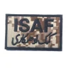 isaf – patch brodé en pâte militaire, accessoires pour vêtements de personnalité, sac à dos, chapeau, badge de l'armée