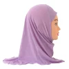 h061 belle plaine petite fille hijab simple mignon hijab chapeaux casquettes pour femmes peuvent s'adapter aux filles de 2 à 6 ans