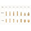 applicateur de chaleur pour pose de biscuits, baguette, support, 7 embouts à fixer à chaud, 9 pièces
