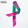 foulard hijab pour femme, marque de luxe, bandana, ceinture rayée, bandeau de sauna pour cheveux