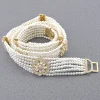 magnifique ceinture de perles pour femmes, bijoux de longueur ajustable, nouvelle collection