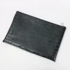 pochette noire personnalisée en cuir véritable pour femme, sac à main enveloppe crocodile en relief, pochette d'affaires élégante, fête, mode