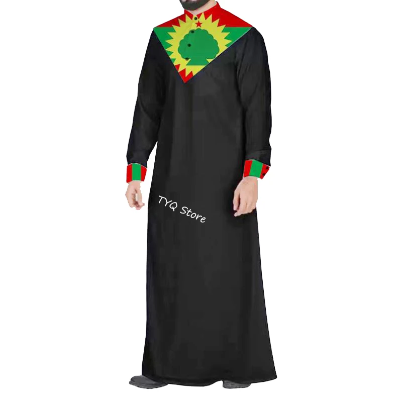 mode hommes vintage islamique musulman kaftan abaya saoudien dubaï col robes jubba thobe manches sulfindien vêtements s 5xl