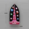 aimants pour réfrigérateur en mosaïque de barcelone, burj khalanza, dubaï, doré, myanmar, prague, san dibenzsan mar37, sirène thaïlandaise, cadeaux de décoration pour la maison