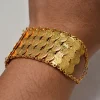 Bracelets et Bracelets de pièces de monnaie de couleur or pour femmes et hommes, bijoux islamiques musulmans arabes du moyen-orient, cadeaux africains