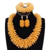 dudo bijoux ensembles de bijoux blancs cristal célébrité collier ensemble de marque couleurs personnalisées ensemble de bijoux africain