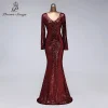 robe de soirée à manches sulfet paillettes sculptées, tenue de bal Éducative, nouvelle collection, 123