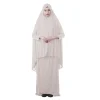 dromiya robe de prière islamique pour femmes musulmanes, hijab ahram, tiens imar abaya, service de culte, vêtements à couverture complète, 2 pièces