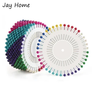 Épingles à coudre droites multicolores, 200/40 pièces, épingles à tête de perle pour la fabrication de bijoux, artisanat, fournitures de couture