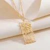 Colliers de calligraphie arabe personnalisés pour femmes, collection de bijoux musulmans, cadeau du Ramadan, Allah, offre spéciale