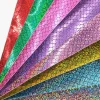 tissu sirène scintillant en faux cuir pu, bricolage, broche artisanale, nœuds, cadeau, boucle d'oreille faite à la main, fabrication artisanale, matériel de décoration, rembourrage