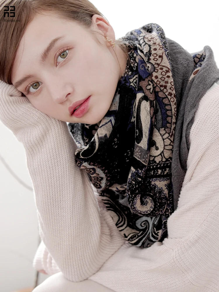 Écharpe carrée hijab pour femme, foulards de luxe, châle pashmina, poncho, imprimé animal, poche carrée, mode pour femme, 2022