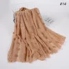 nouveau hijab islamique femme musulman malaisie hijabs flocé bulle mode écharpe hijab pour femmes musulmanes foulard extensible