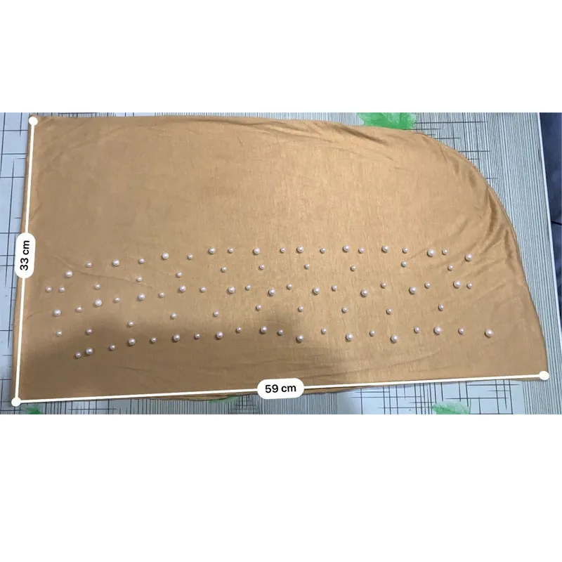 foulard turban en coton pour femmes musulmanes, hijab, écharpe de sauna perlée, casquettes pour femmes, foulards à tête ronde, foulard islamique, mode