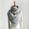 ponchos et capes Écharpe homme mode foulard chaud cachemire pashmina cape à capuche marque snood femme hiver écharpe femme