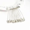 Épingles de sûreté de haute qualité, 50 pièces, accessoires d'outils de couture, aiguilles en métal argenté, grande épingle de sûreté, petite broche, accessoires pour vêtements