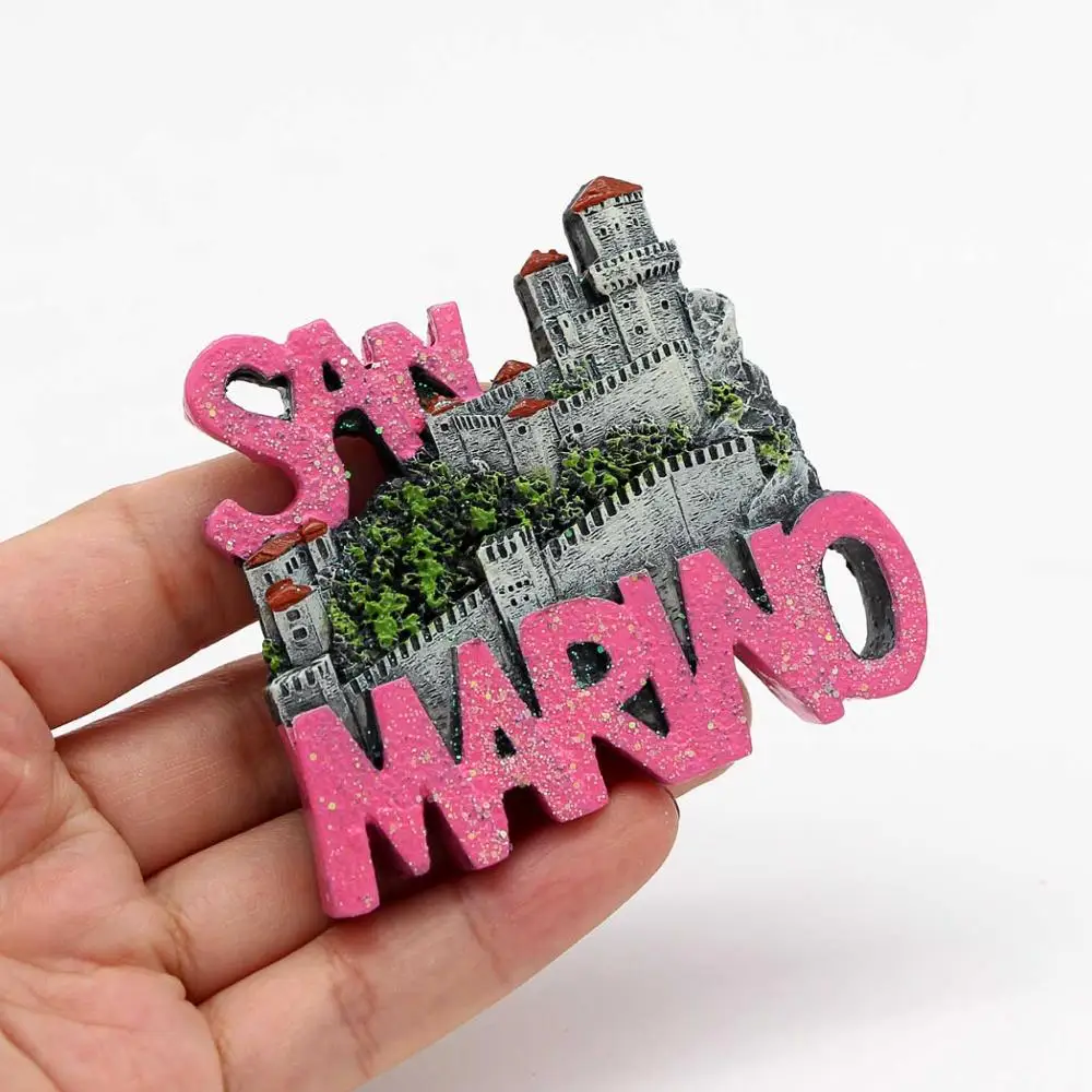 aimants pour réfrigérateur en mosaïque de barcelone, burj khalanza, dubaï, doré, myanmar, prague, san dibenzsan mar37, sirène thaïlandaise, cadeaux de décoration pour la maison