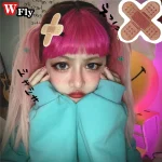 Harajuku punk Lolita fille chaude femmes pansement épingle à cheveux Cosplay fille cheveux accessoires pince à cheveux personnalité frappé épingle à cheveux cadeaux