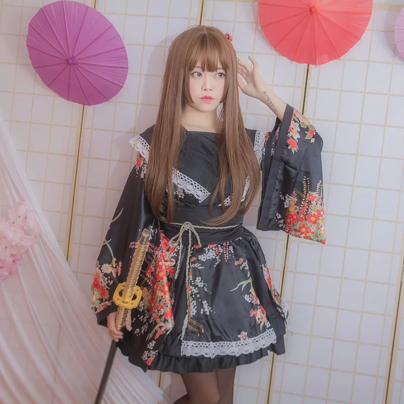 Kimono Yukata en soie pour femmes, nouveau Costume Anime japonais, imprimé traditionnel, Vintage, Original, Robe