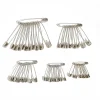 Épingles de sûreté de haute qualité, 50 pièces, accessoires d'outils de couture, aiguilles en métal argenté, grande épingle de sûreté, petite broche, accessoires pour vêtements