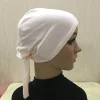 couverture complète intérieure musulmane coton hijab cap islamique coiffe de tête chapeau sous écharpe os bonnet foulards turcs couvre chef musulman
