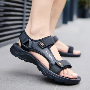 Sandales Confortables et Légères à Enfiler pour Homme, Chaussures d&rsquo;Été Décontractées