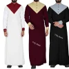 Mode Hommes Vintage Islamique Musulman Kaftan Abaya Saoudien Dubaï Col Robes Jubba Thobe Manches sulfIndien Vêtements S-5XL Mode Hommes Vintage Islamique Musulman Kaftan Abaya Saoudien Dubaï Col Robes Jubba Thobe Manches sulfIndien Vêtements S-5XL