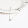 Épingles de sûreté de haute qualité, 50 pièces, accessoires d'outils de couture, aiguilles en métal argenté, grande épingle de sûreté, petite broche, accessoires pour vêtements