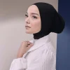 musilim bonnet tubulaire en coton modal élastique pour femme, sous écharpe, bonnet intérieur islamique, facile à porter, hijab de sport, mode