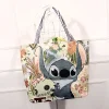 disney mickey mouse sac à main épaule dessin animé grande capacité shopper point toile dame mignon femmes sac sacs à bandoulière pour les femmes