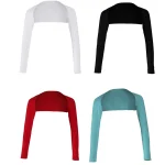 Couvre-bras à manches longues pour dames musulmanes, Hijab du Ramadan, haussement d&rsquo;épaules, une pièce