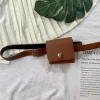 mini sac en cuir détachable pour dames, ceinture rétro sauvage, sac audibag tendance, petit sac coréen, 600 ins tide, nouveau