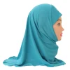 h061 belle plaine petite fille hijab simple mignon hijab chapeaux casquettes pour femmes peuvent s'adapter aux filles de 2 à 6 ans