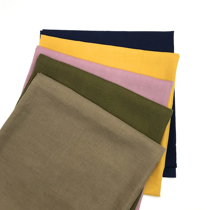 foulard hijab malaisien en coton pour femme, Écharpe carrée surdimensionnée, châle musulman de haute qualité