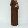hijine abaya robe longue musulmane pour femmes, robe musulmane pour le ramadan, style baggy adt, imprimé marbré, vêtements islamiques élégants de dubaï et de turquie