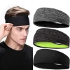 Bandeau anti-transpiration évacuant l&rsquo;humidité, bandeau de sport sec et confortable, extensible et sûr, idéal pour hommes et femmes, Fitness, Yoga, entraînement, course à pied