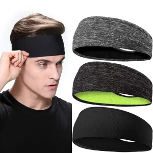 Bandeau anti-transpiration évacuant l&rsquo;humidité, bandeau de sport sec et confortable, extensible et sûr, idéal pour hommes et femmes, Fitness, Yoga, entraînement, course à pied