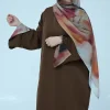 hijine abaya robe longue musulmane pour femmes, robe musulmane pour le ramadan, style baggy adt, imprimé marbré, vêtements islamiques élégants de dubaï et de turquie