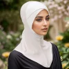 hijab à couverture complète pour femmes musulmanes, foulard croisé, turban, chapeau islamique, vente en gros