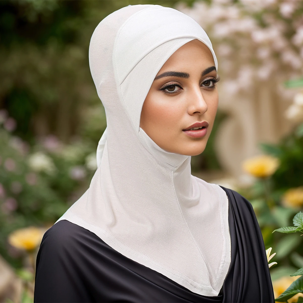 hijab à couverture complète pour femmes musulmanes, foulard croisé, turban, chapeau islamique, vente en gros