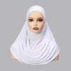 nouveau jersey musulman hijab sous écharpe casquette intérieure solide femmes enveloppement cou couverture foulard turban bandeau sport hijab islamique chapeaux