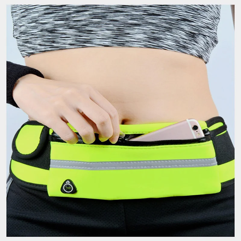 1 pièces coloré imperméable néoprène Fanny Pack course homme taille sac