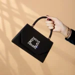 Pochette de soirée en velours scintillant, Bling, Brcorporelle, Luxe, Glamour, Exquis, Élégant, À la mode, Rotterdam, Kling, 1Pc